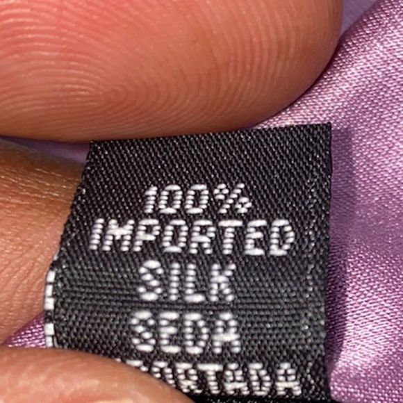 Cellini Linea Uomo Men's Lavender Tie - Picture 3 of 6